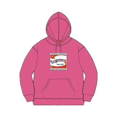 Supreme Shine Hooded Sweatshirt "Pink"