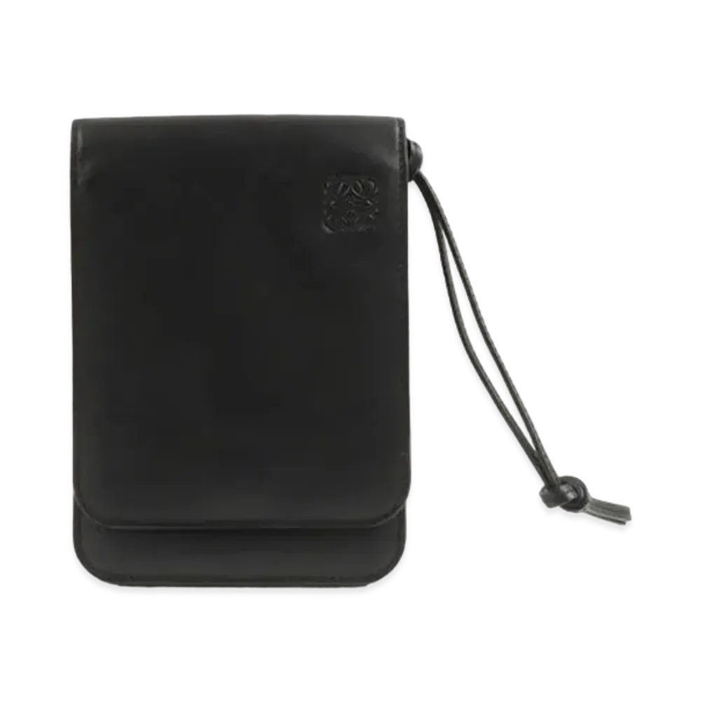 LOEWE Flat Gusset Crossbody Bag In Smooth Calfskin "Black"