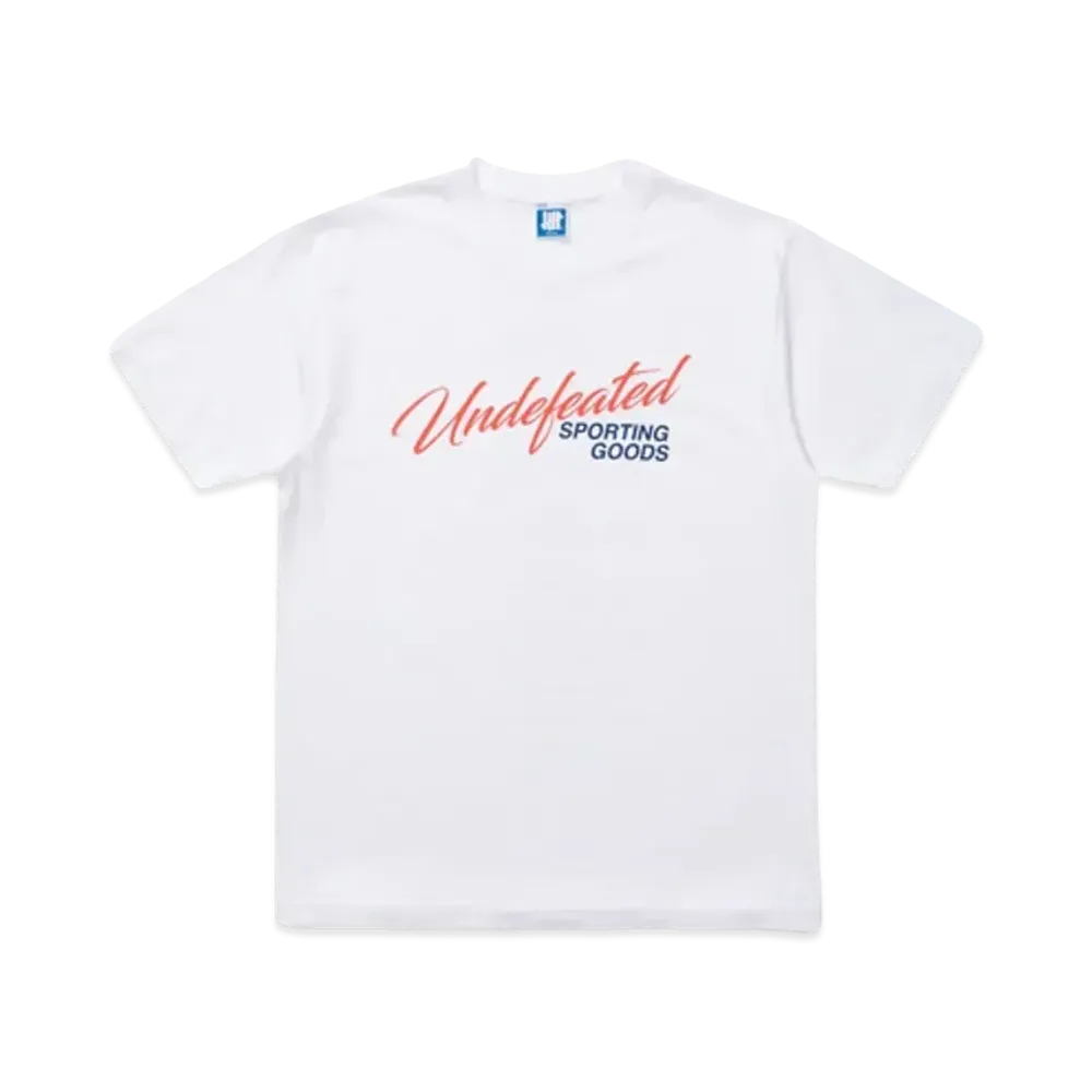 UNDEFEATED Script Shop S/S Tee "White"