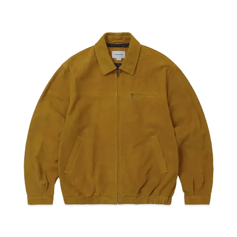 thisisneverthat Suede Harrington Jacket "Brown"