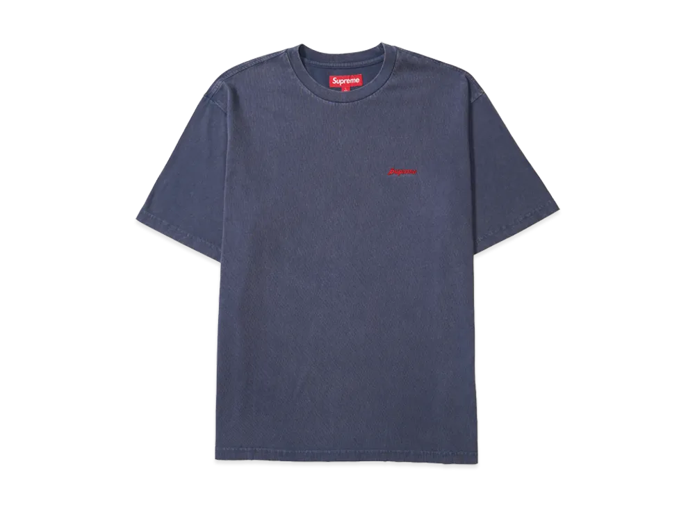 Supreme Washed S/S Top (26SS) "Navy"