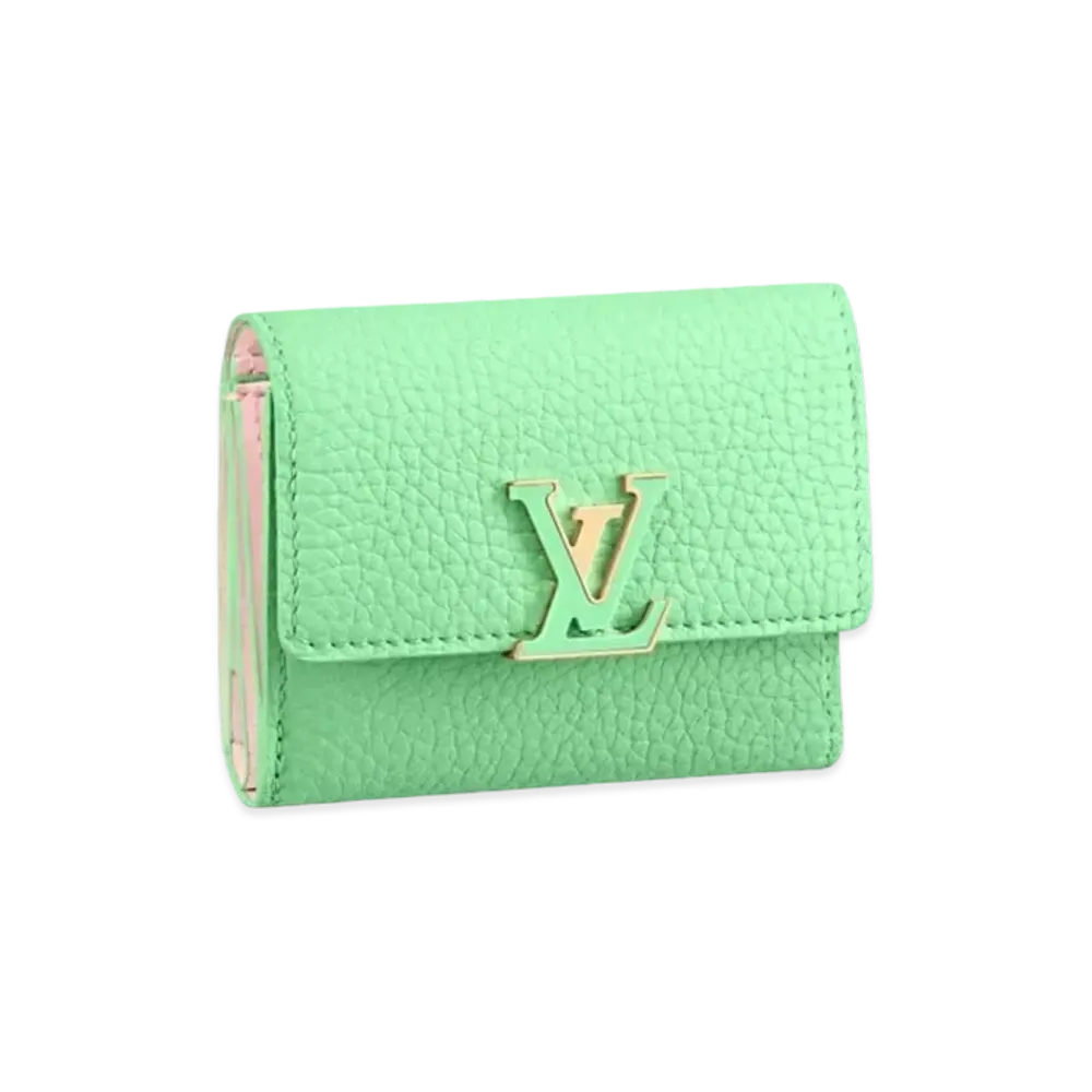 Louis Vuitton Capucines Wallet XS Taurillon Leather "Vert Pomme"