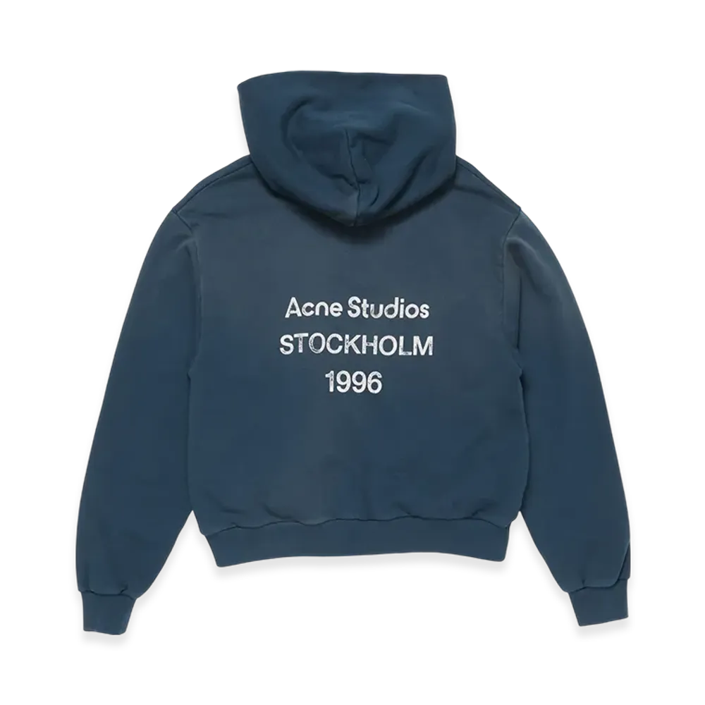 Acne Studios Logo Hoodie Sweater "Deep Blue"
