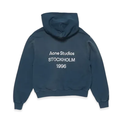 Acne Studios Logo Hoodie Sweater "Deep Blue"