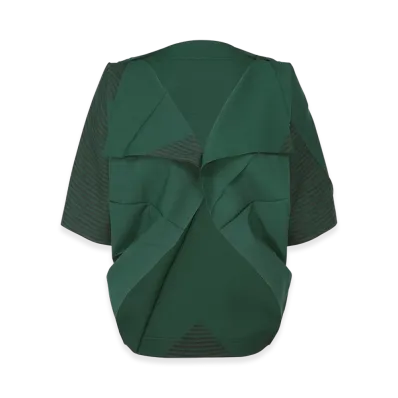 132 5. ISSEY MIYAKE Fold Ramie Print "Viridian"