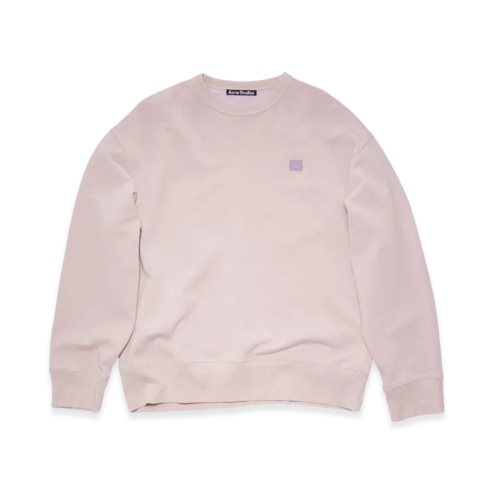 Acne Studios Crewneck Sweatshirt "Violet Pink Melange"