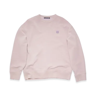 Acne Studios Crewneck Sweatshirt "Violet Pink Melange"