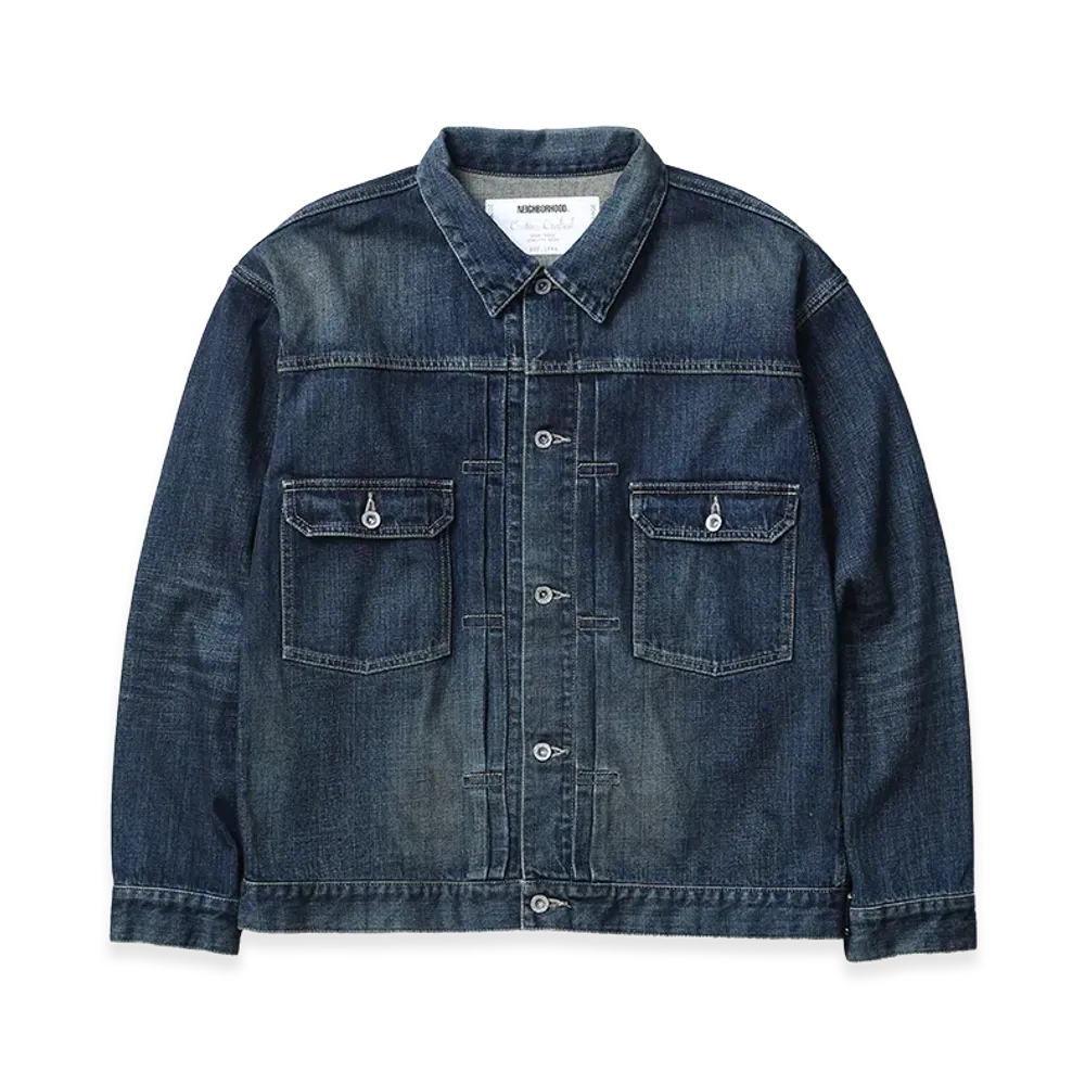 NEIGHBORHOOD Washed Denim Type-2 Jacket "Indigo"