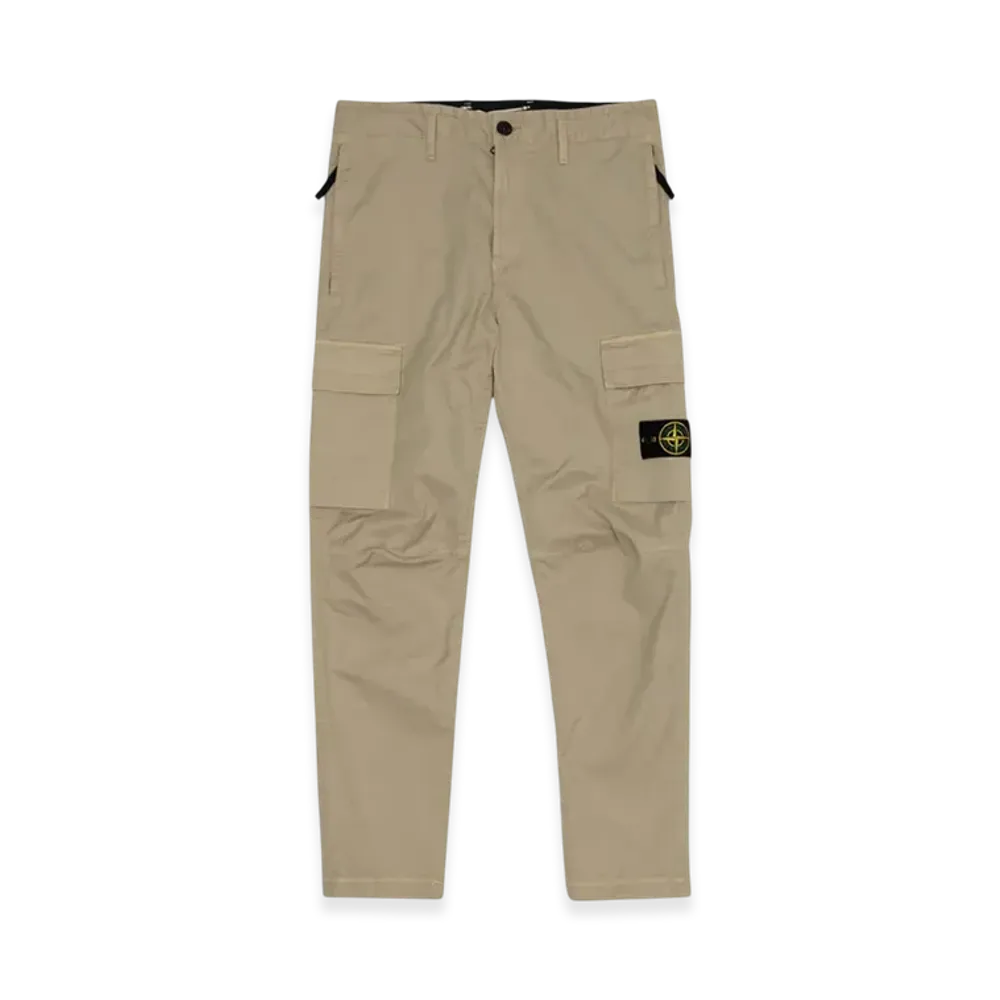 Stone Island 30410 Cotton Garment Dyed Cargo Pants - 22FW "Beige"