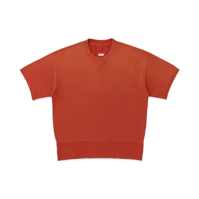visvim Court Sweat S/S Crash "Red"