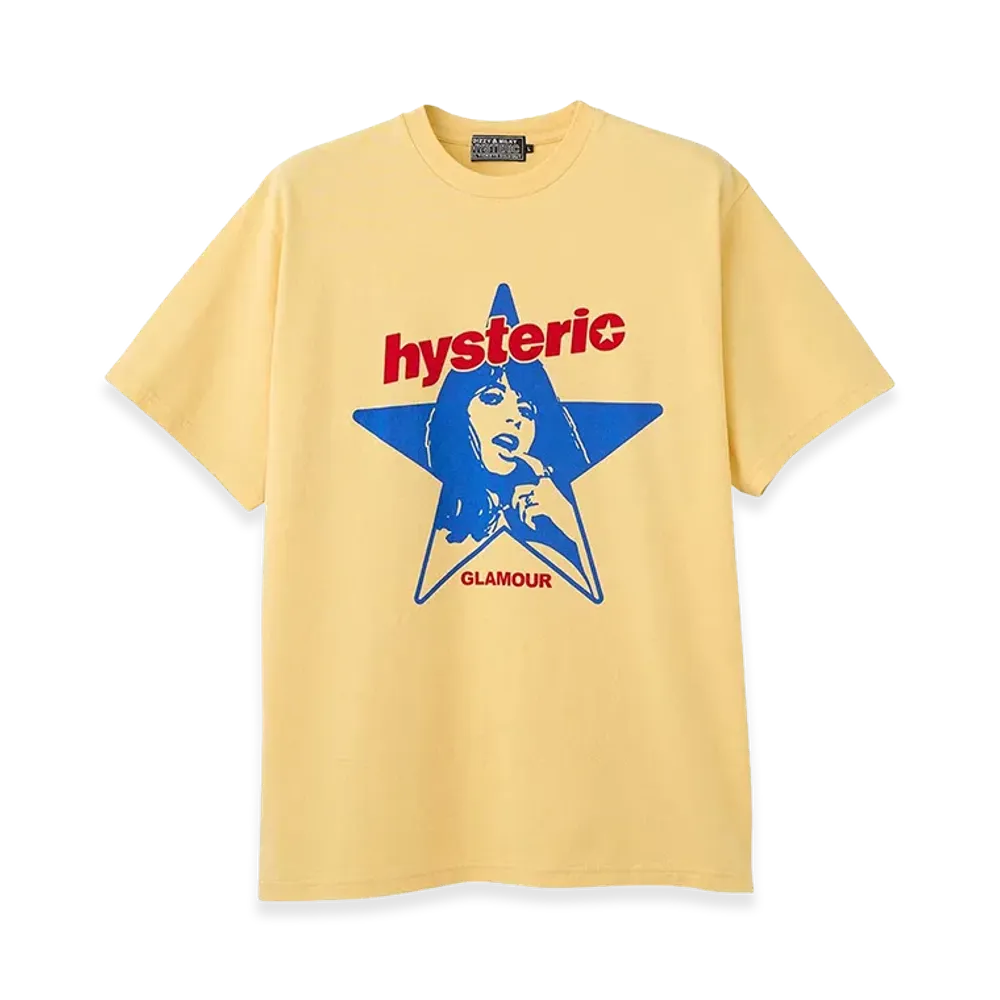 HYSTERIC GLAMOUR Hysteric Star Tee "Yellow"
