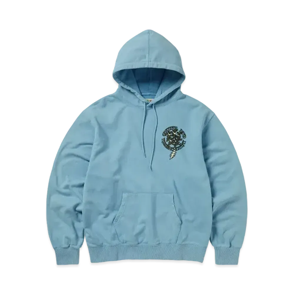 thisisneverthat x Grateful Dead Lightning Hoodie "Light Blue"