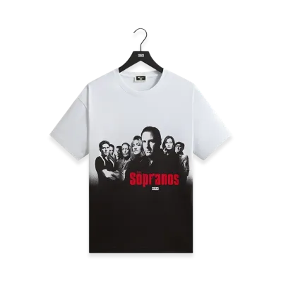 Kith x The Sopranos Ombre Poster Vintage Tee "White"