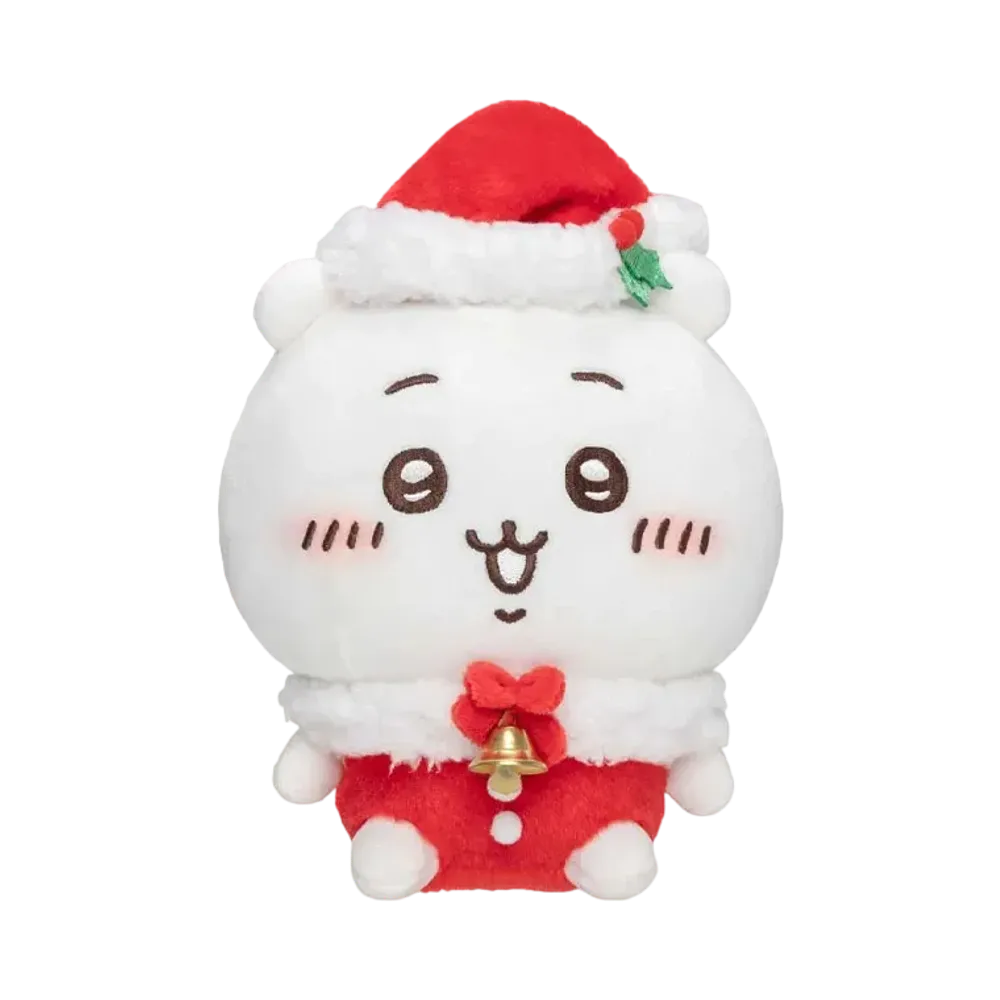 Gray Parka Service -Chikawa- It's Chikawa Santa! Plush toy S (Chikawa)