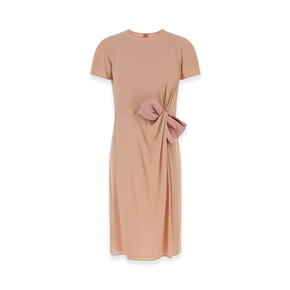Valentino Women's Crepe Dress "Pink"