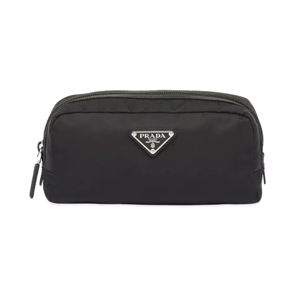 PRADA Re Nylon and Saffiano Necessaire "Black"