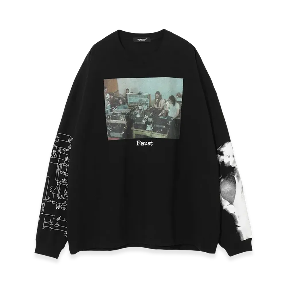 UNDERCOVER Cotton Wide Long Sleeve T-Shirt "Black"
