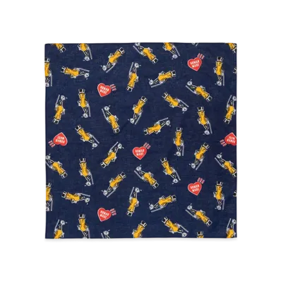 HUMAN MADE Mr.Peanut Bandana "Navy"