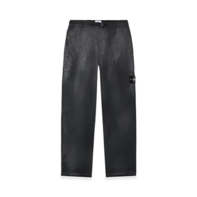Stone Island 3100040 Dense Nylon-TC Hand Sprayed Reflective "Black"
