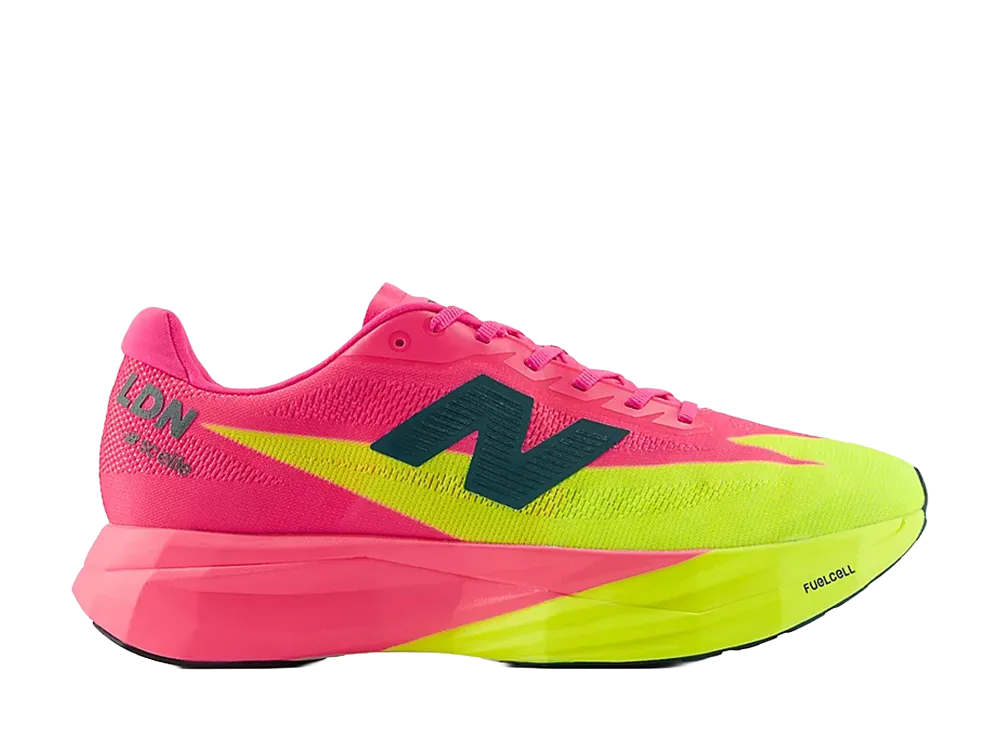 TCS London Marathon × New Balance Women's FuelCell SuperComp Elite V5 "Pink Heat/Alkaline Green"