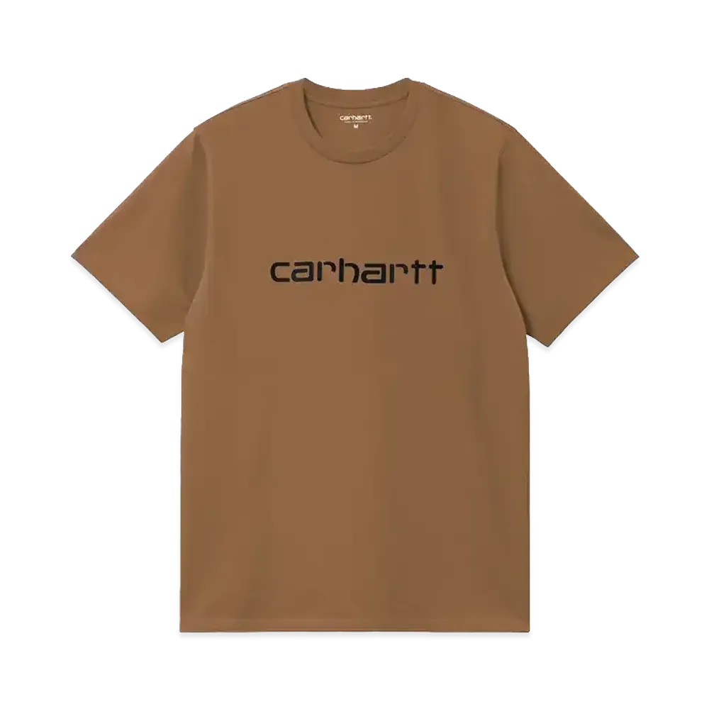 Carhartt WIP S/S Script T-Shirt "WIP H Brown/Black"