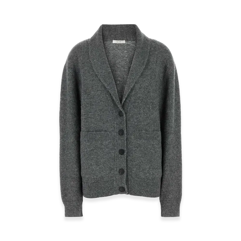 The Row Women's Silk Blend Irona Cardigan "Gray"