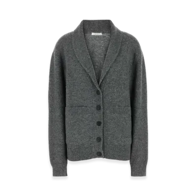 The Row Women's Silk Blend Irona Cardigan "Gray"