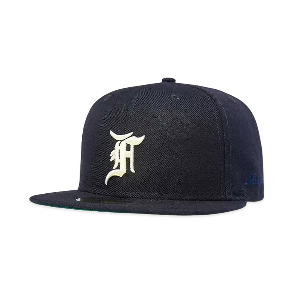 NEW ERA FEAR OF GOD ESSENTIALS 59FIFTY F LOGO Under Visor "Navy"