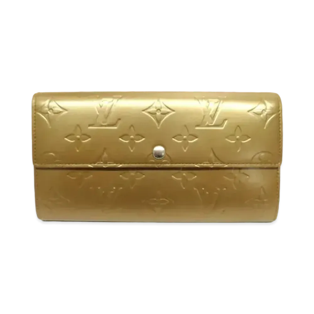 Louis Vuitton Sarah Wallet  Monogram Matte "Ambre"