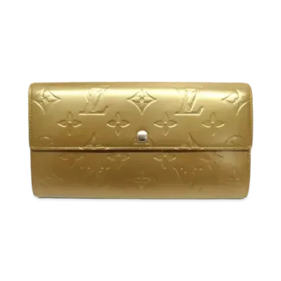 Louis Vuitton Sarah Wallet Monogram Matte "Ambre"
