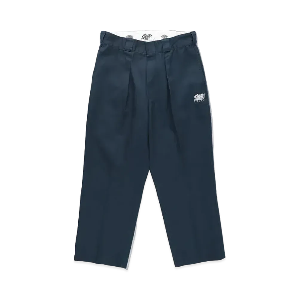 WIND AND SEA X IT'S A LIVING X DICKIES TUCK CHINO PT "Navy"