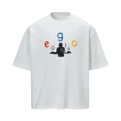 DONCARE Ego Logo T-Shirt "White"
