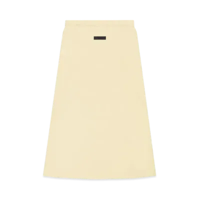 FEAR OF GOD ESSENTIALS MID Length Skirt "Egg Shell"