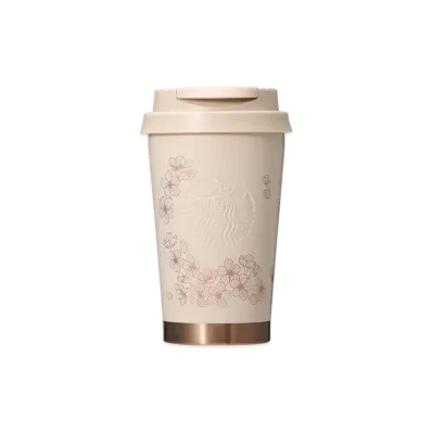 STARBUCKS SAKURA 2024 Stainless Steel TOGO Logo Tumbler Grace 355ml "Beige"