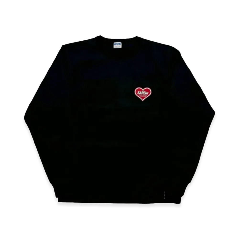 SAPEur Youth Cherish & Co.Heart L/S Tee "Black"