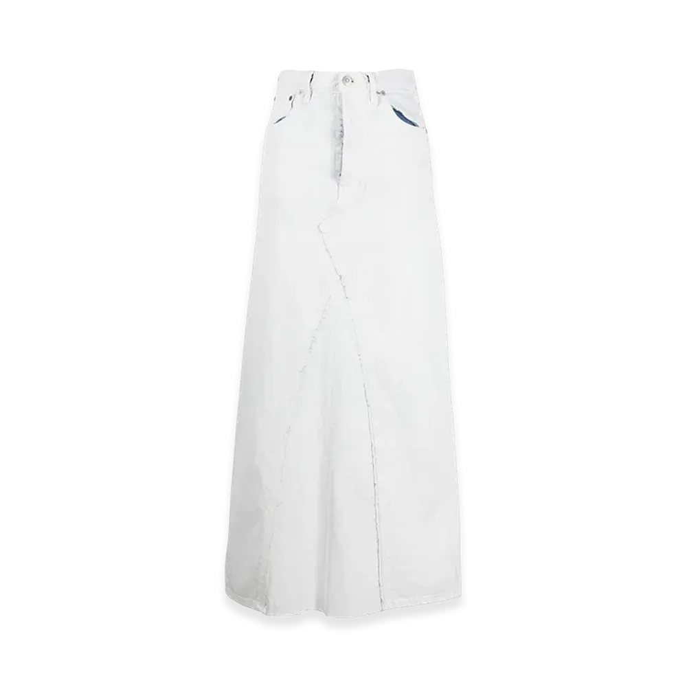 Maison Margiela Women's Denim Skirt "White"