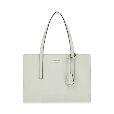 PRADA Women's Leather Re-Edition 1995 Shoulder Bag "White"