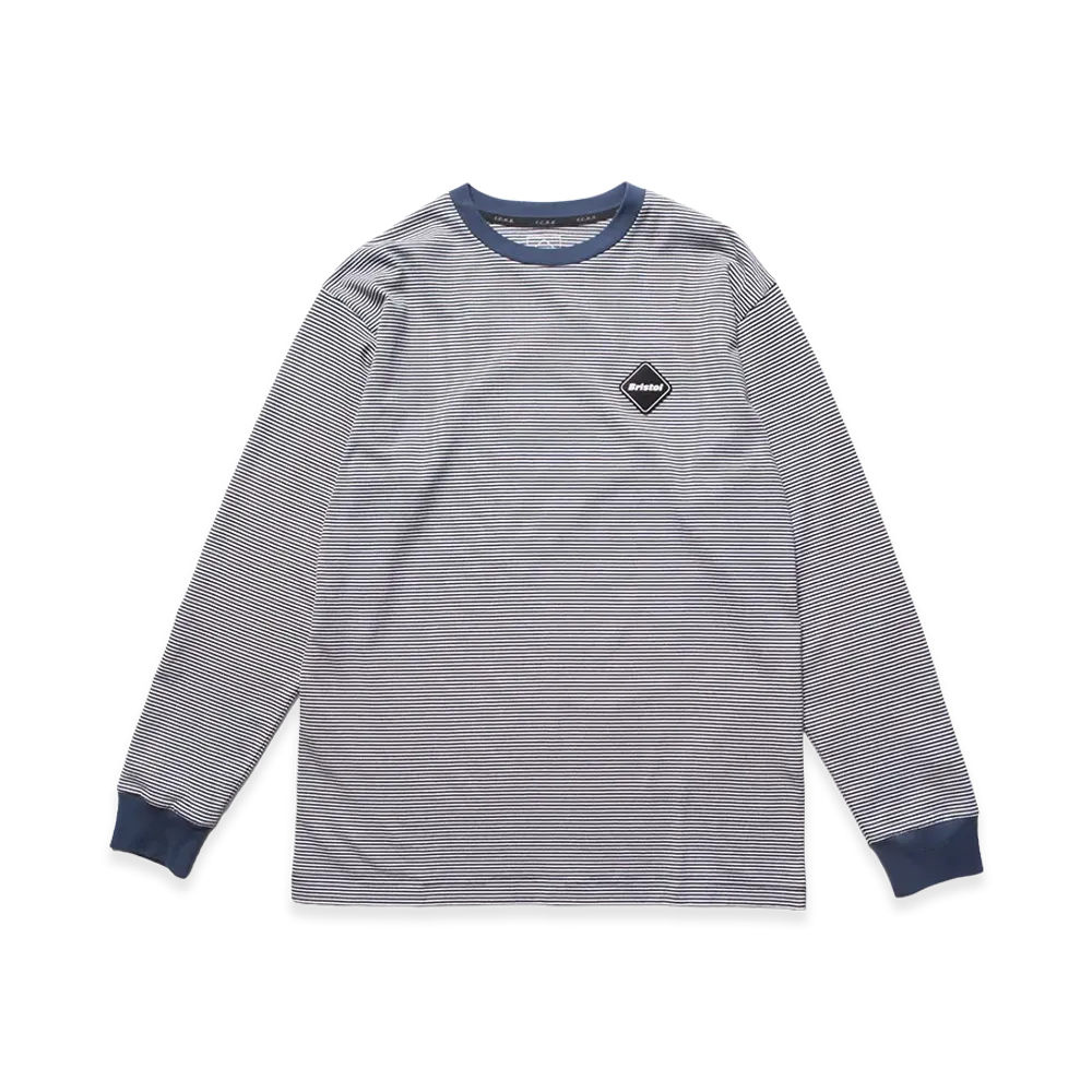 F.C.Real Bristol Border L/S Tee "Navy"