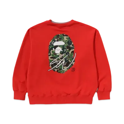 A BATHING APE x Sean Wotherspoon 4Way Crewneck "Red/Blue"