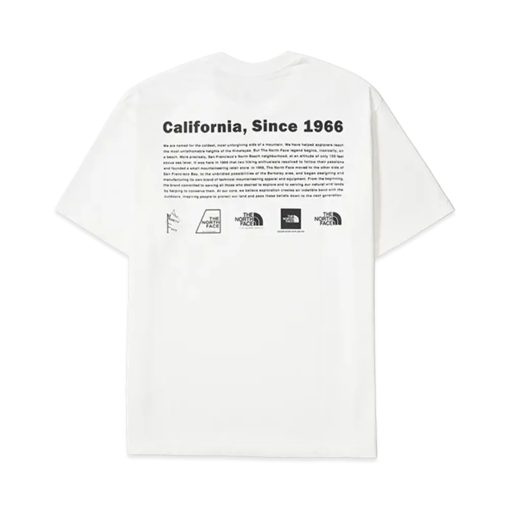 The North Face Short Sleeve Historical Logo Tee "White"
