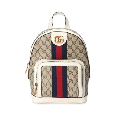 GUCCI Ophidia GG Supreme Backpack "Beige/Ebony/White"