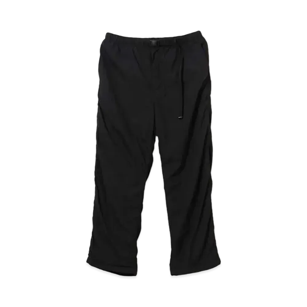 BEAMS Webbing Warm Easy Pants "Black"