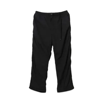 BEAMS Webbing Warm Easy Pants "Black"