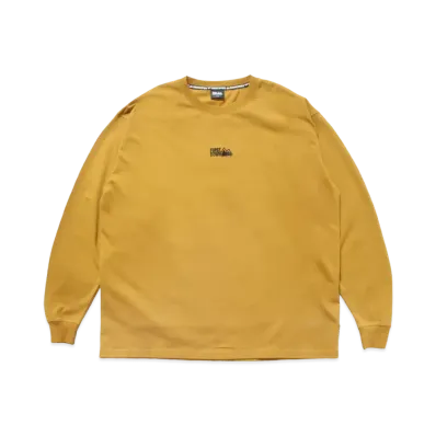 FIRST DOWN BACK PRINT LONG SLEEVE T-SHIRT "Mustard"