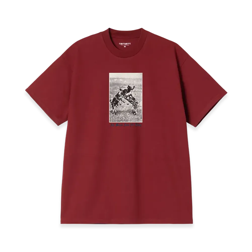 Carhartt WIP S/S No Play T-Shirt "Scarlet"