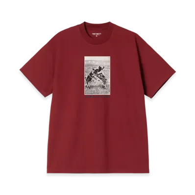 Carhartt WIP S/S No Play T-Shirt "Scarlet"