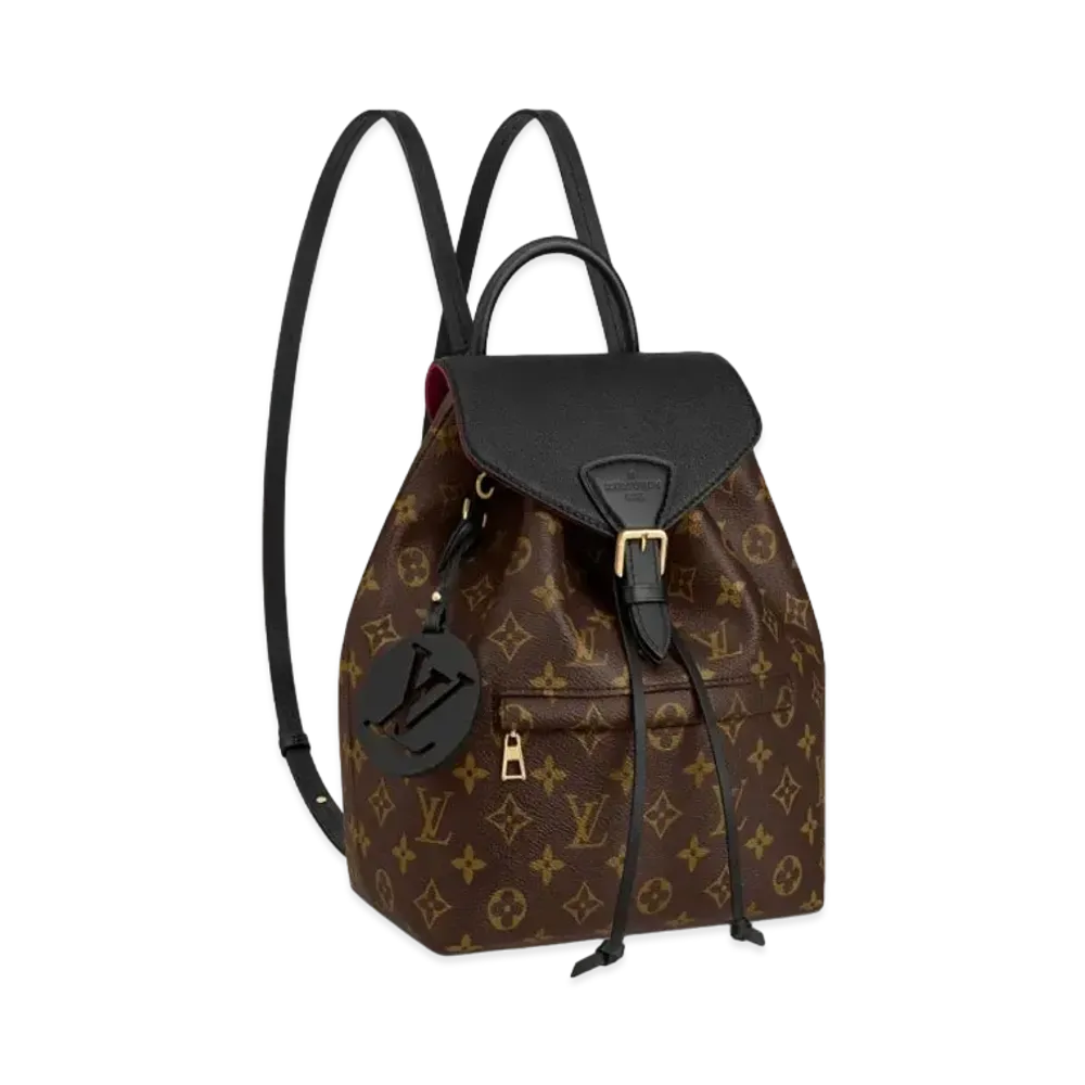 Louis Vuitton Monogram Canvas/Colored leather Montsouris NM PM