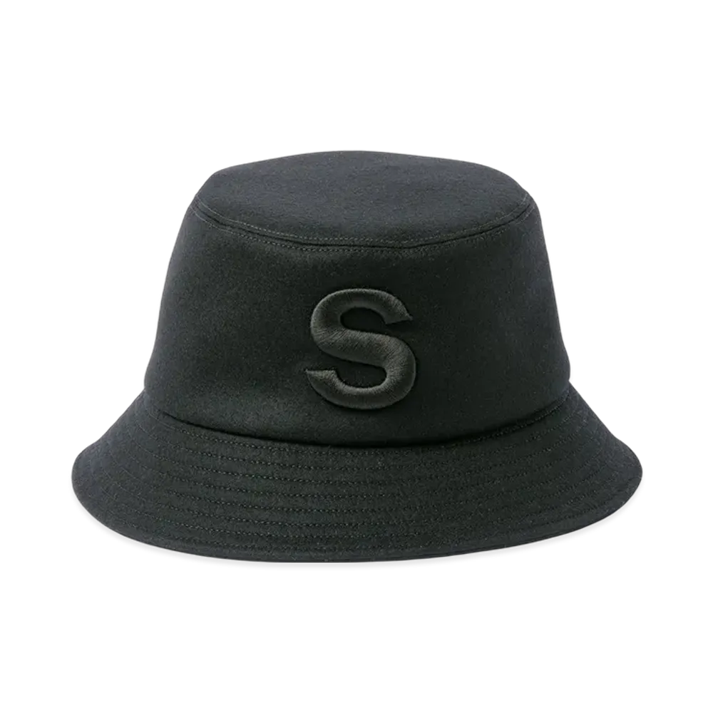 sacai S Hat / Wool Melton "Black"