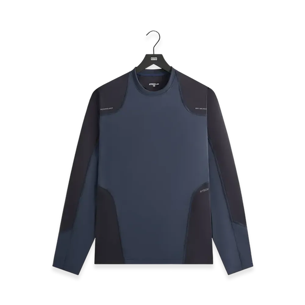 Kith Long Sleeve Slate Pullover Shirt "Nocturnal"