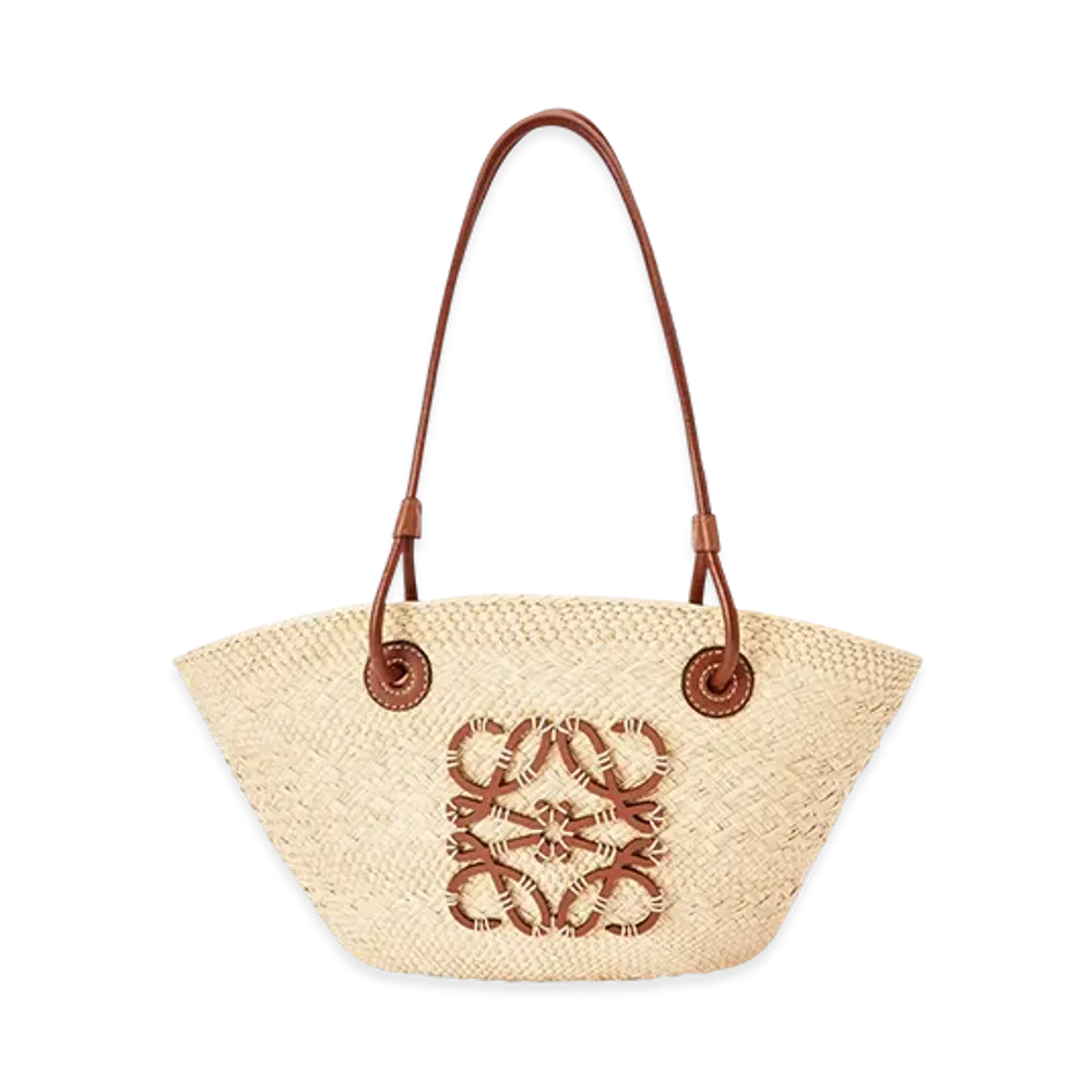 LOEWE Anagram Basket Bag Small "Natural/Tan"